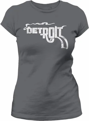 Vista 22 de Detroit Smoking Gun - Camisa para hombre y mujer, estilo vintage, suave Negro