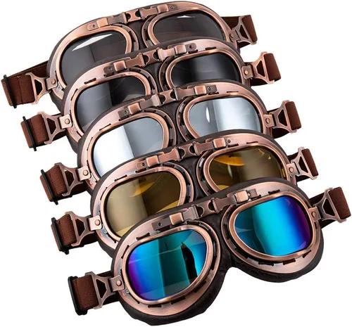 Vista 5 de Gafas de motocicleta Gafas vintage