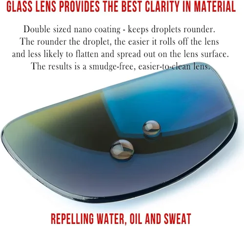 Vista 3 de Bnus italy made classic sunglasses corning real glass lens w polarized option