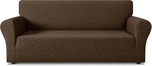 Vista 82 de ZNSAYOTX 1 Funda de silla Jacquard para sala de estar, funda de silla de alta elasticidad con brazos, antideslizante, apta para mascotas, funda