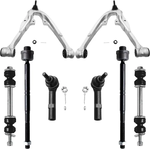 Vista 337 de Detroit Axle - Kit de brazos de control de extremo de 8 piezas para Toyota 2001-2003 Highlander 2002-2003 Camry Lexus ES300, 2 conjuntos de brazos