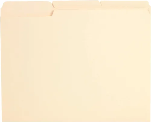 Vista 7 de Pendaflex Carpetas de archivos con pestañas reforzadas, tamaño carta, Manila, corte 1/3, 100 por caja (R752 1/3) (paquete de 5)