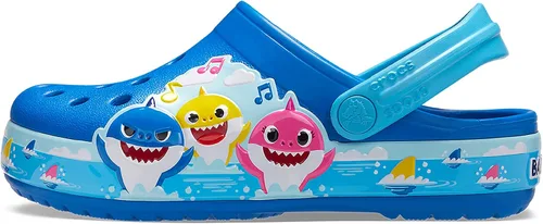 Vista 3 de Crocs Zuecos unisex para niños Fun Lab Baby Shark Band