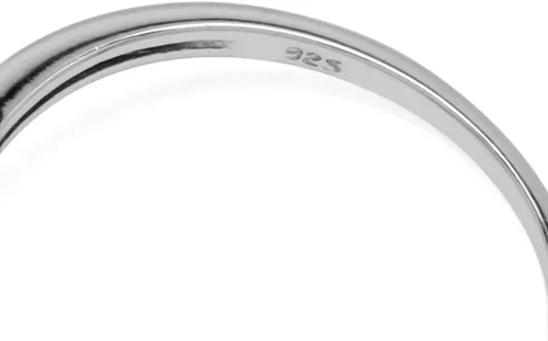 Vista 4 de Silvershake Anillo de plata de ley 925 chapada en oro blanco o amarillo con piedra natal ovalada de 3 piedras para mujer