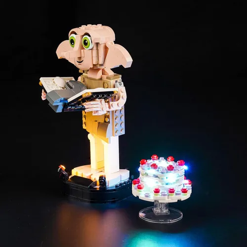 Vista 3 de VONADO Kit de luces LED compatible con Dobby the House-Elf 76421, accesorios de iluminación creativa compatibles con el juego de construcción 76421