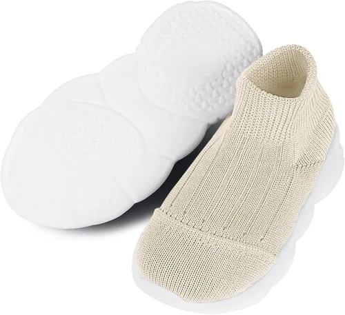 Vista 119 de Zapatos de bebé Pantuflas para niños pequeños, calcetines para niños y niñas, suela antideslizante