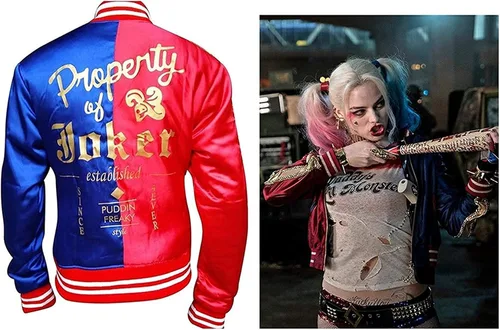 Vista 3 de Chaqueta de cosplay Harley Quinn Pudding para niñas el mejor disfraz de Halloween