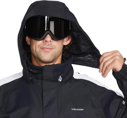 Vista 8 de Volcom Chaqueta de snowboard con aislamiento de piedras icónicas para hombre PARENT