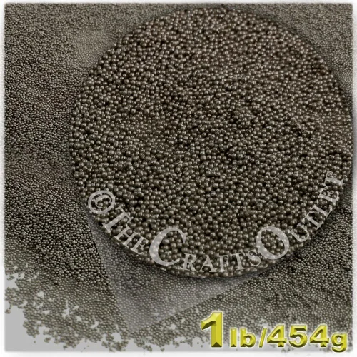 Vista 4 de The Crafts Outlet Acabado Opaco, Vidrio, Microperlas 0.024 in, Ideal para Caviar, Perla Opaco