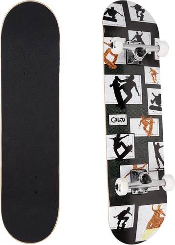 Vista 11 de Cal 7 Patineta Completa Estándar 19.1 cm - 20.3 cm de Tabla