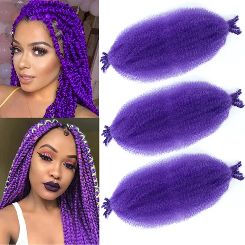 Vista 15 de Trenzas Afro Twist de 12 pulgadas - Cabello trenzado al crochet estilo Afro (12 pulgadas (Paquete de 3), 30#)