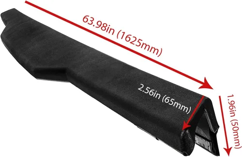 Vista 2 de ECOTRIC Moldura de tapa de portón trasero compatible con Nissan Titan Pickup 2004-2012 Reemplazo para 934867S200, 93486-7S200 NI1904102 Tapa