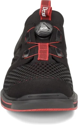 Vista 6 de Dexter Zapatos de bolos Pro BOA para hombre, color negrorojo, talla 14 M de EE. UU