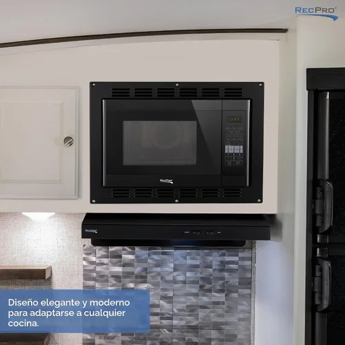 Vista 6 de RecPro RV Horno de microondas con convección 1.1 pies cúbicos 120V Microondas Electrodomésticos Reemplazo directo para High Pointe y Negro