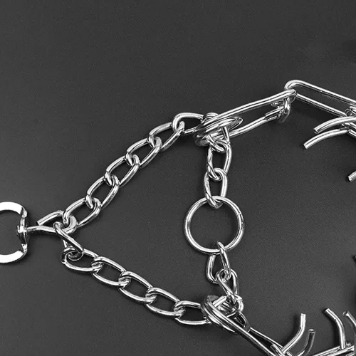 Vista 4 de Love Dream Collar de entrenamiento para perros, collar de metal para perro con puntas cómodas, collar de entrenamiento ajustable para mascotas
