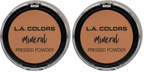 Vista 20 de L.A. COLORS Polvo Mineral Prensado, Tono Clásico CMP377 Tan clásiico