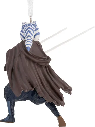 Vista 2 de Hallmark Star Wars: Ahsoka Ahsoka Tano Adorno de Navidad