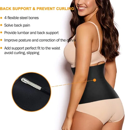 Vista 5 de SCARBORO Fajas de cinturón de recuperación de apoyo para la maternidad posparto para mujeres Shaper cuerpo barriga control cintura entrenador