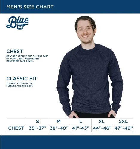 Vista 3 de Blue 84 Sudadera de cuello redondo de triple mezcla con licencia oficial de la NBA, estrellas de baloncesto