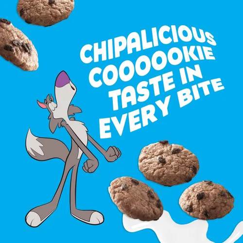 Vista 3 de Cereal para el Desayuno Cookie Crisp, Sabor a Galleta con Trocitos de Chocolate, Hecho con Grano Integral, 10.6 oz