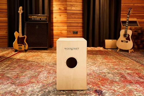 Vista 7 de Cajon Box Drum con cuerdas internas para efecto de trampa, Espresso Burst, no fabricado en China, 100% abedul báltico, serie Woodcraft, 2 años