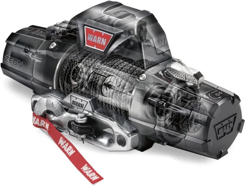 Vista 2 de Warn 89611 ZEON 10-S cabrestante con cuerda sintética - Capacidad de 10000 lb