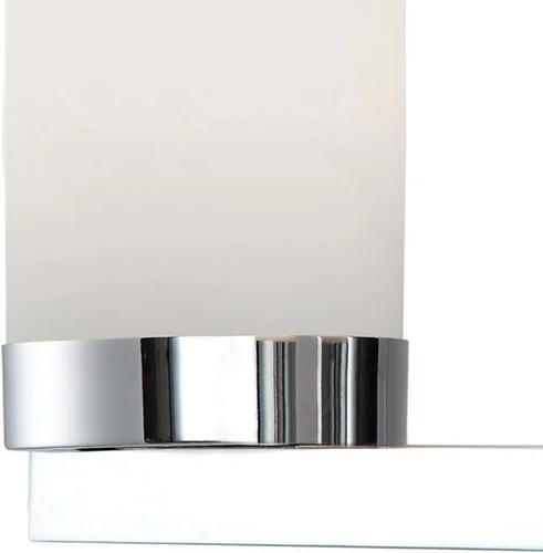 Vista 4 de Canarm IVL429A02CH Milo - Lámpara de tocador de baño con 2 luces, cromada
