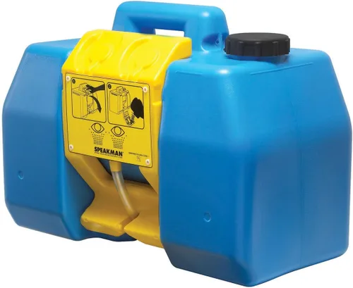 Vista 5 de Speakman SE-4400 GravityFlo Lavaojos portátil de emergencia de 9 galones, azul