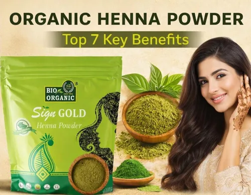 Vista 4 de Polvo de henna 100% puro para tinte para el cabello, color rojo de henna (14.11 oz - 0.8 libras)