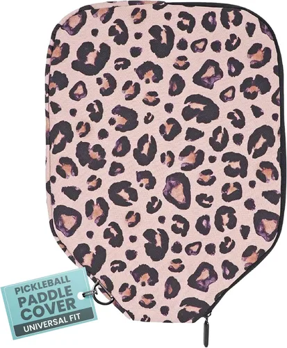 Vista 17 de Palms-O-Aces Pickleball Paddle Cover Canvas Padded Pickleball Paddles Sleeve with Zipper Lightweight Protective Paddle Case for Standard Paddles