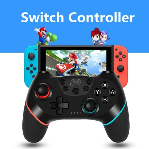 Vista 2 de ANVWW Control remoto inalámbrico Switch Pro Gamepad Joystick Joypad para Switch Switch Lite Switch OLED