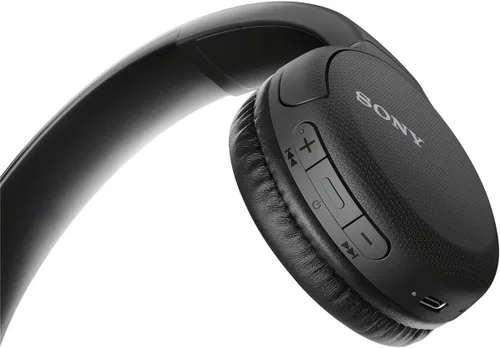 Vista 5 de Sony Auriculares inalámbricos WH-CH510: Auriculares inalámbricos Bluetooth con micrófono para llamadas telefónicas, color negro Batería de hasta