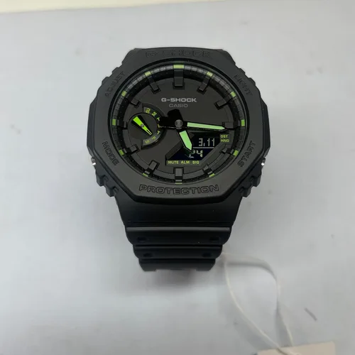 Vista 6 de G-Shock GA2100-1A3 - Reloj neón con acento color verde NegroVerde Digital