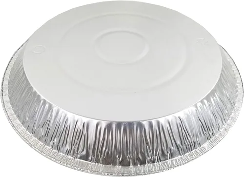 Vista 5 de PACTOGO Platos desechables extra profundos de papel de aluminio de 12 pulgadas (paquete de 12)