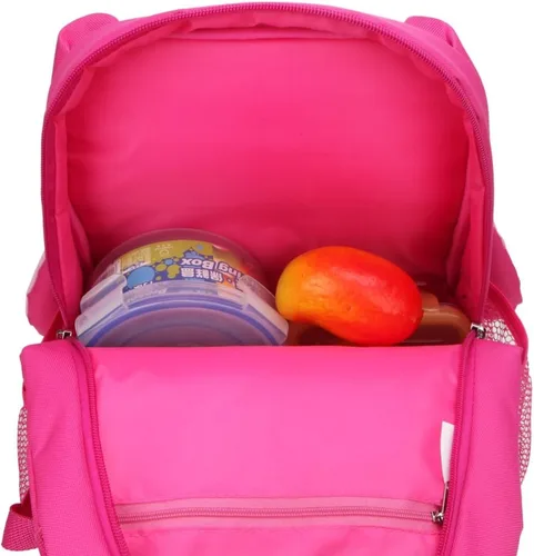 Vista 9 de Yodo Mochila escolar para niños pequeños, etiqueta con nombre y correa para el pecho
