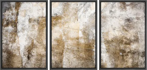 Vista 283 de wall26 Lienzo enmarcado para pared, juego de arte de acuarela pastel, paisaje rural, ilustraciones con formas abstractas, arte moderno, decorativo