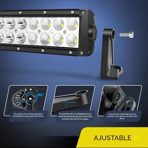 Vista 4 de Focos LED para faros antiniebla de vehículo, de Nilight