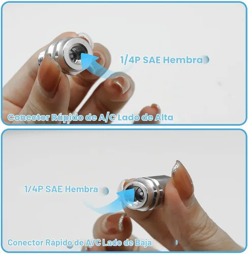 Vista 2 de CANIPHA Kit de núcleo de válvula de aire acondicionado, kit de conversión R12 a R134a R134a Sistema de refrigeración A/C núcleo de válvula, kit