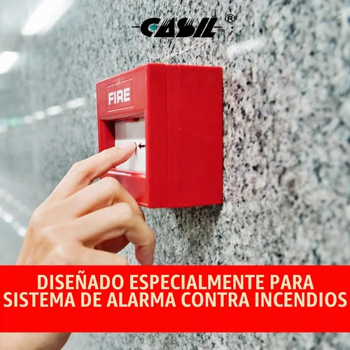 Vista 3 de Casil Batería de repuesto de plomo ácido sellada recargable de 6V 4Ah (1 paquete)