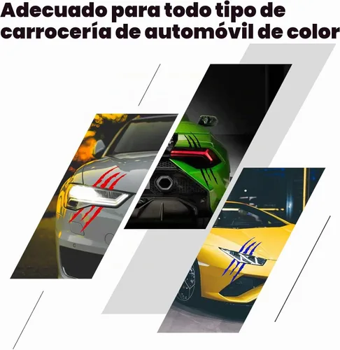 Vista 3 de Claw Marks - Adhesivo universal para faros delanteros y parachoques, gráficos de arañazos de monstruos, impermeable
