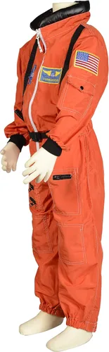 Vista 2 de Kid 's naranja Junior para disfraz de astronauta