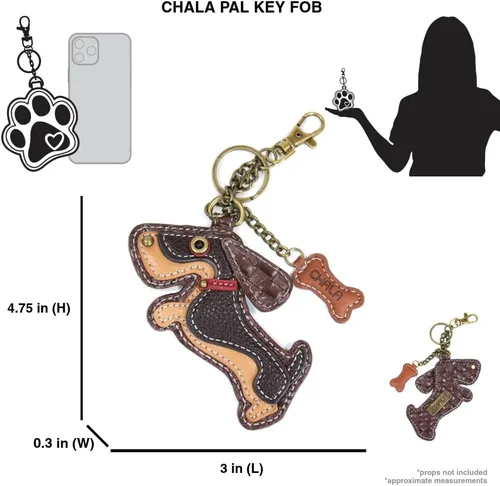 Vista 74 de CHALA Dog Collection - Llavero decorativo para mujer