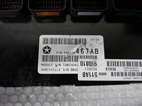 Vista 2 de Compatible con Jeep compatible con Grand Cherokee Engine ECM Módulo de control P68060511AB 68060511AB 09 10