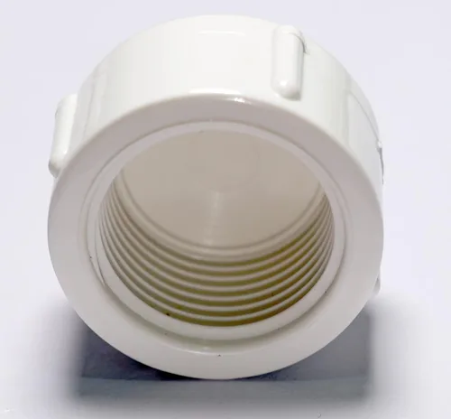 Vista 2 de Rainbow Dream Adaptador de enchufe hembra de rosca de PVC de 1 pulgada BSPT - 10 paquetes, blanco