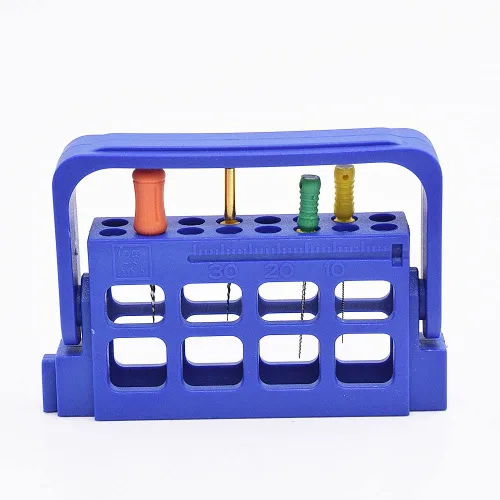 Vista 7 de 5 unids Colorido Dental Endo Root Canal File Holder 16 agujeros Para Archivos Dentales Taladros Película y Escariador Instrumentos Dentistas