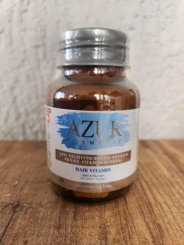 Vista 3 de Vitaminas para el crecimiento del cabello para mujeres y hombres – Apoya el cabello más grueso y fuerte – Suplemento de biotina, colágeno