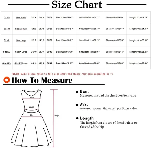 Vista 2 de bawilom Vestidos de camisa para mujer, con botones hasta la rodilla, vestido suelto de manga 34, cuello en V, talla grande, vestido de verano lindo