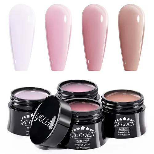 Vista 11 de GELLEN Gel constructor para uñas - Gel duro 10 en 1 para esculpir la Azul Amarillo Rojo Verde