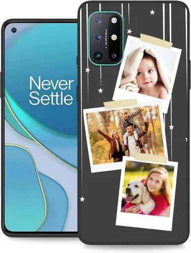 Vista 7 de Funda personalizada para OnePlus 8T con nombre de foto y texto, personalizado One Plus 8 T para teléfono móvil/smartphone/teléfono móvil/teléfono