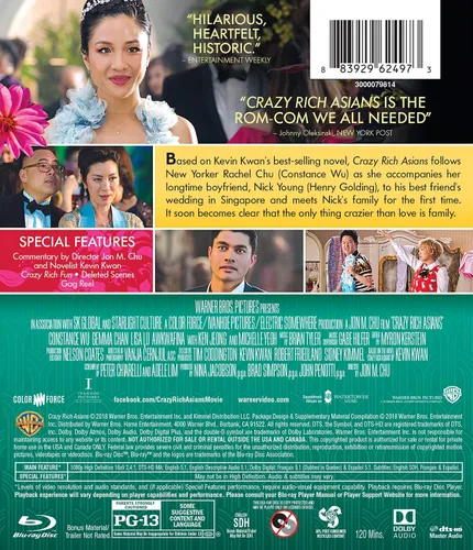 Vista 2 de Crazy Rich Asians (Blu-ray)